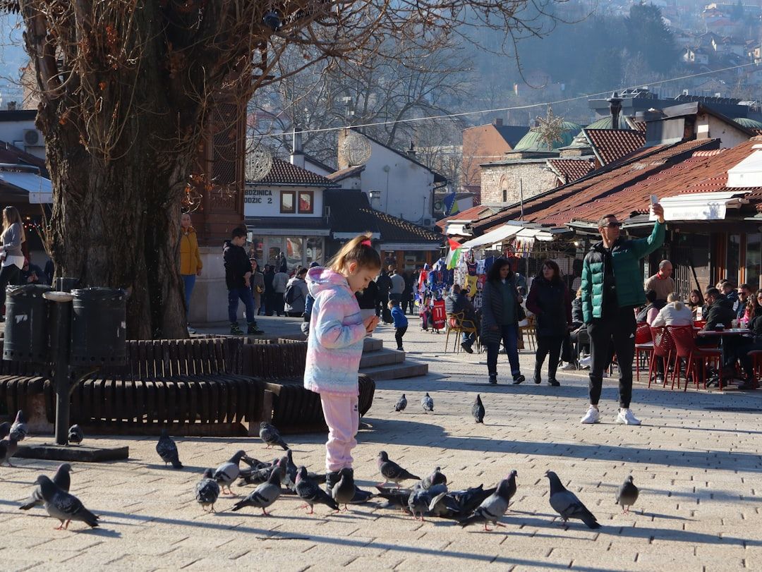 Bosnia street market local life
